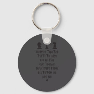 Once I Make My Move Acronym Wizard Chess Funny Des Key Ring
