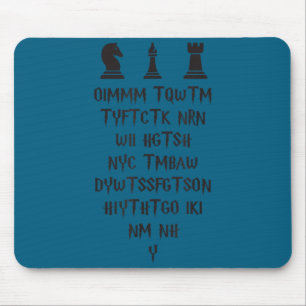 Once I Make My Move Acronym Wizard Chess Funny Des Mouse Mat