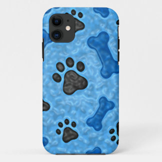 Once in a blue dog iPhone 11 case