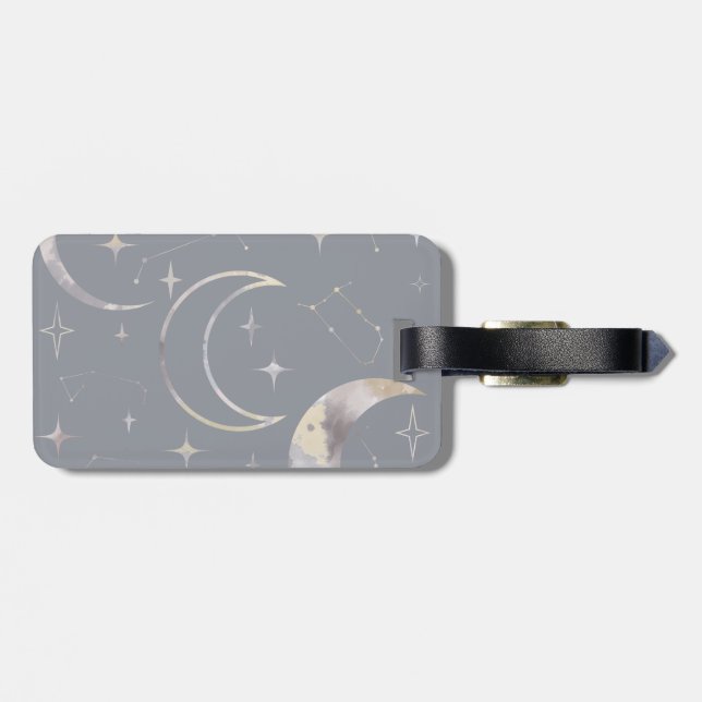 Once in a Blue Moon  Luggage Tag (Back Horizontal)