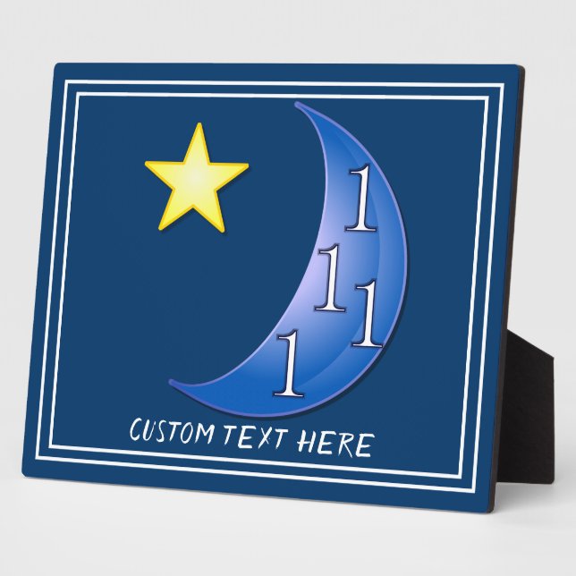 Once in a Blue Moon Plaque (Side)