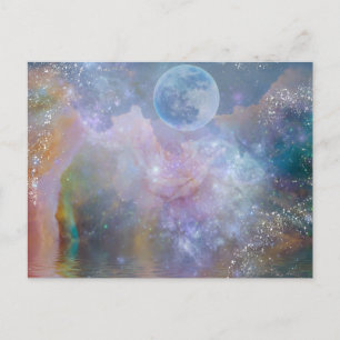 Once in a Blue Moon Postcard