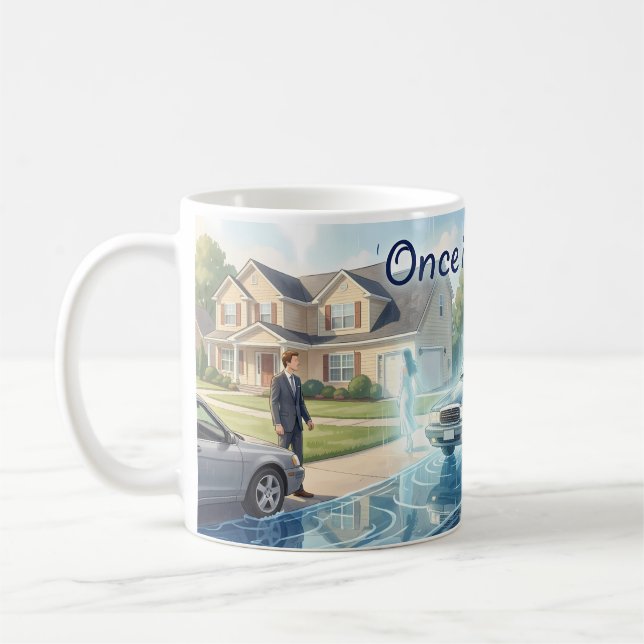 Once in a Lifetime Water Reflection Art Mug (Left)