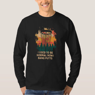 Once Normal Now I Bang Putts Disc Golf Dad Jokes G T-Shirt