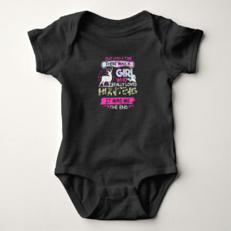 Once Up Time Girl Loved Hunting Hunter Gift Baby Bodysuit