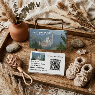 Once Upon A Child Baby Boutique QR Code Business Card