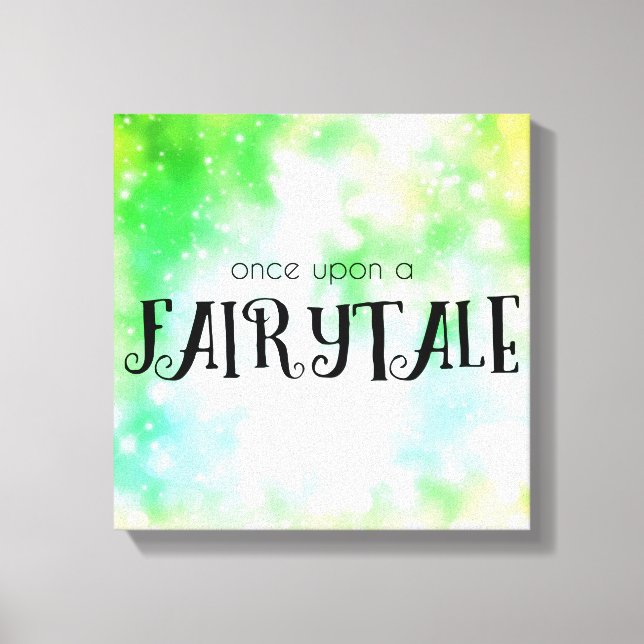 Once Upon a Fairytale Canvas Print (Front)