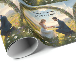 Once Upon A Magical Wedding Proposal, Wrapping Paper