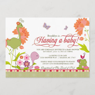 Once Upon a Pond Baby Shower Invitation