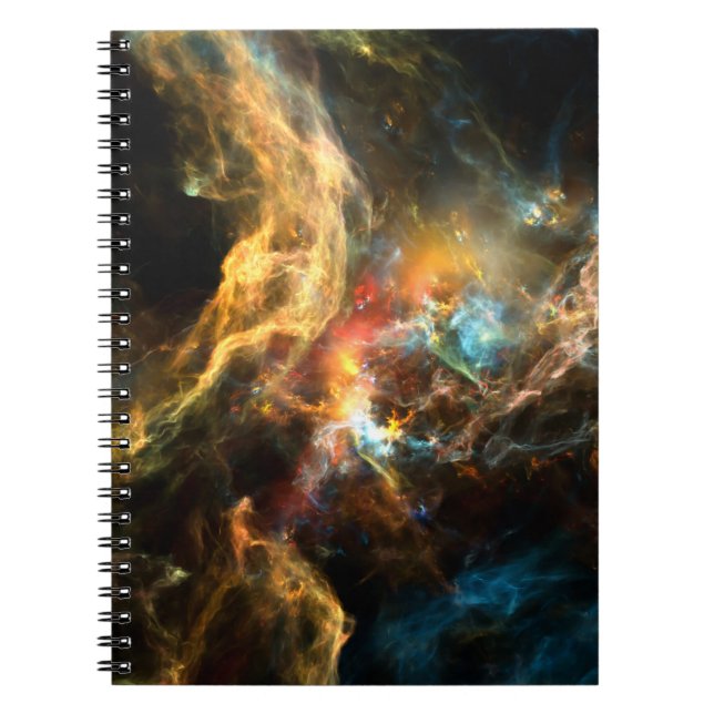 Once Upon a Space series. Abstract design made of  Notebook (Front)