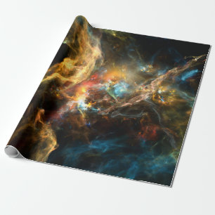 Once Upon a Space series. Abstract design made of  Wrapping Paper
