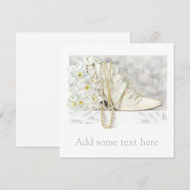 ONCE UPON A TIME 5.25" Square Flat Card (Front/Back)