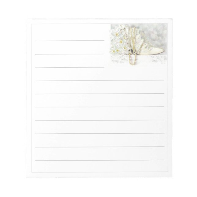 ONCE UPON A TIME 5.5"x6" Notepad + Lines (Front)