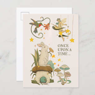 Once Upon a Time: A Fairy Tale  Kids Invitation Postcard