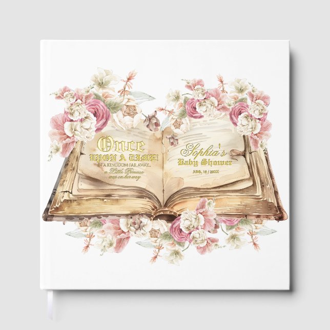 Once upon a time Baby Shower Guest Book (Front)