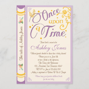 Once Upon A Time Baby Shower Invitation Fairy Tale