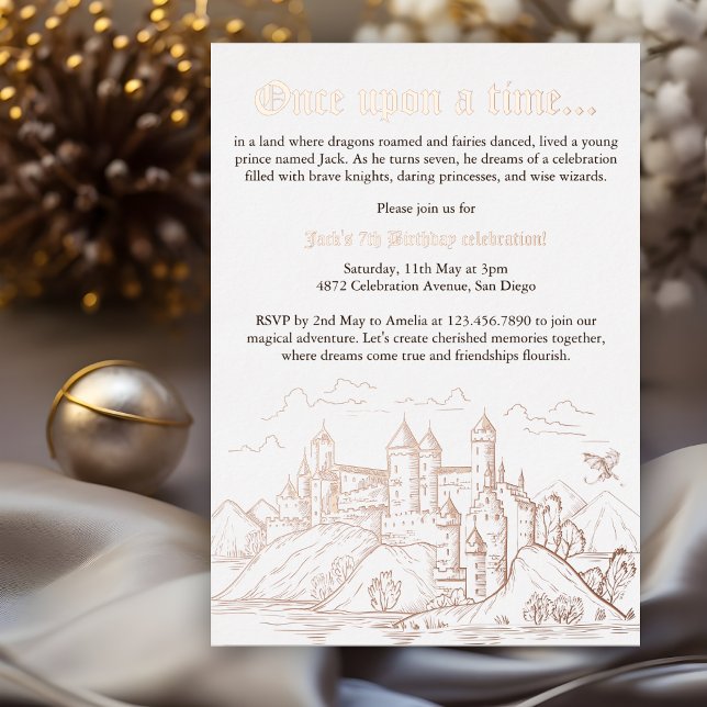 Once Upon A Time Book Themed Prince Birthday Party (Creator Uploaded)