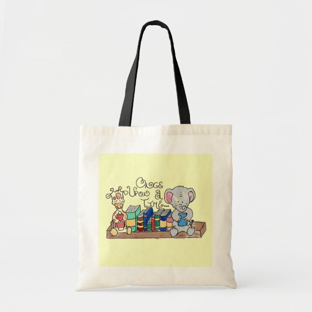 Once Upon A Time Book Tote Bag (Front)