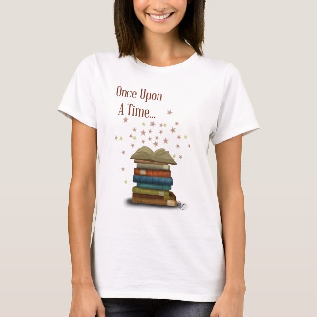 Once Upon A Time Books T-Shirt (Front)