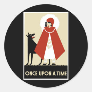 Once Upon A Time By Whitley Kenneth Classic Round Sticker