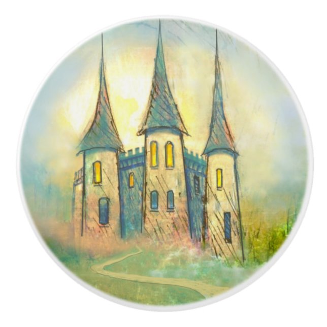 "Once Upon a Time" Ceramic Pull (Front)