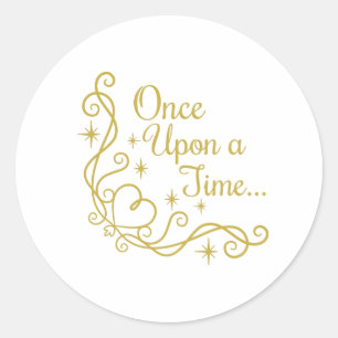 Once Upon A Time Classic Round Sticker