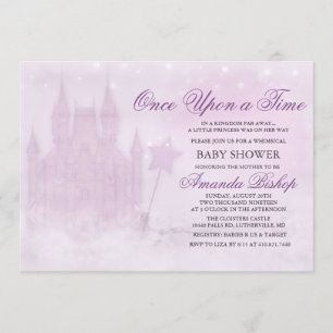 Once Upon a Time Fairytale Baby Shower Invitation