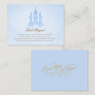 Once Upon A Time Fairytale Castle Book Request Enclosure Card