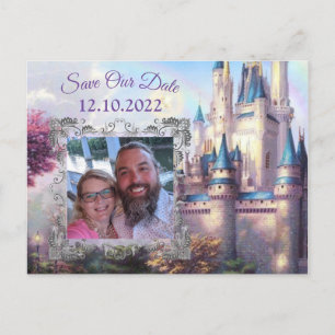 Once Upon a Time Fairytale Save the Date Postcard