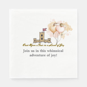 Once Upon a Time in a Land of Joy Napkin