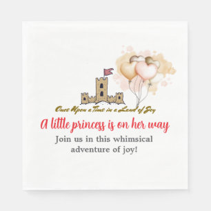 Once Upon a Time in a Land of Joy Napkin