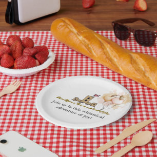Once Upon a Time in a Land of Joy Paper Plate
