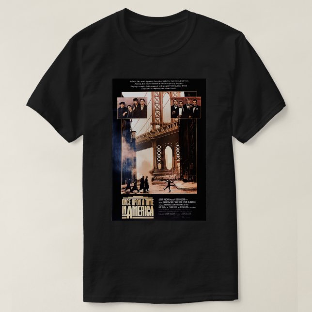 Once Upon a Time in America T-Shirt (Design Front)