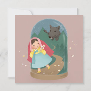 Once Upon A Time: Little Red Riding Hood Thank You Card