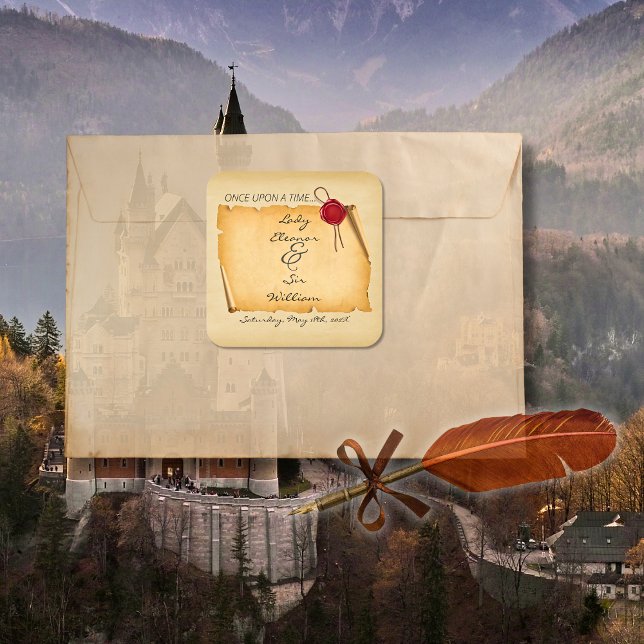 Once Upon A Time Mediaeval Aged Scroll Wax Seal (Creator Uploaded)