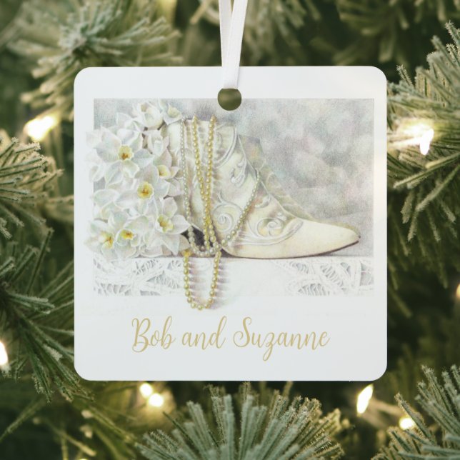 ONCE UPON A TIME Metal Square Ornament (Insitu)