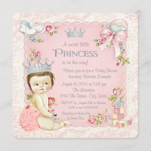 Once Upon a Time Princess Baby Shower Invitation