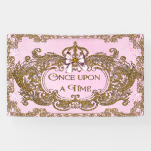 Once Upon a Time Princess Birthday Party Banner