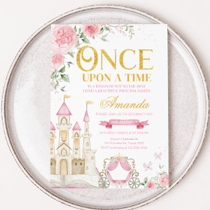 Once Upon a Time Princess Birthday Party Invitation