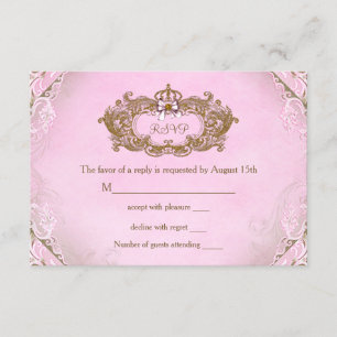 Once Upon a Time Princess Birthday RSVP