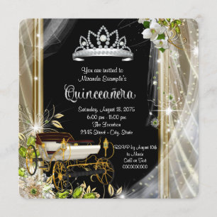 Once Upon a Time Princess Quinceañera Invitation