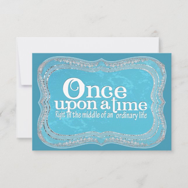 Once Upon a Time Save the Date (Front)