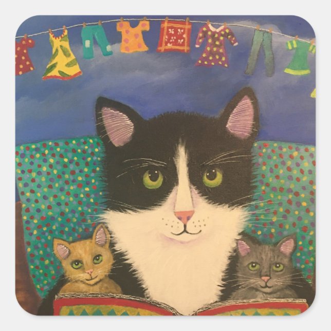 Once Upon A Time Square Sticker (Front)