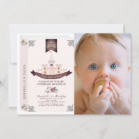 Once Upon A Time Storybook Pink Photo 1st Birthday