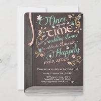 Once Upon a Time Storybook Wedding Shower Pink