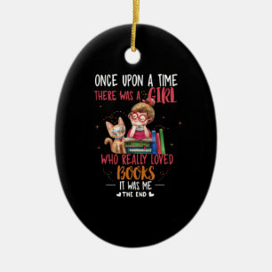 Once Upon A Time There Was A Girl Who Really Books Ceramic Tree Decoration