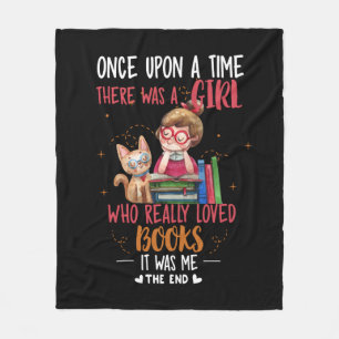 Once Upon A Time There Was A Girl Who Really Books Fleece Blanket