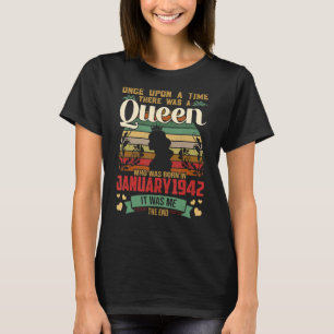 Once Upon A Time There Was A Queen Was Born In Jan T-Shirt