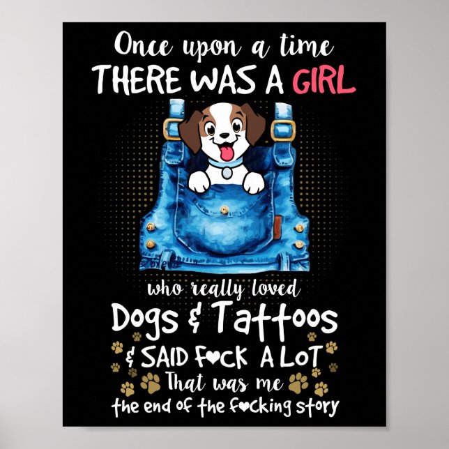 Once Upon A Time There Was Girl Really Loved Dogs Poster (Front)