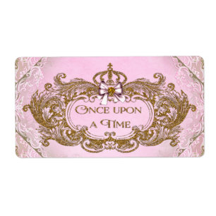 Once Upon a Time Water Bottle Labels